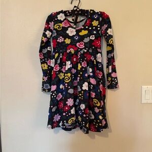 Hanna Andersson Black and Pink Casual Dress